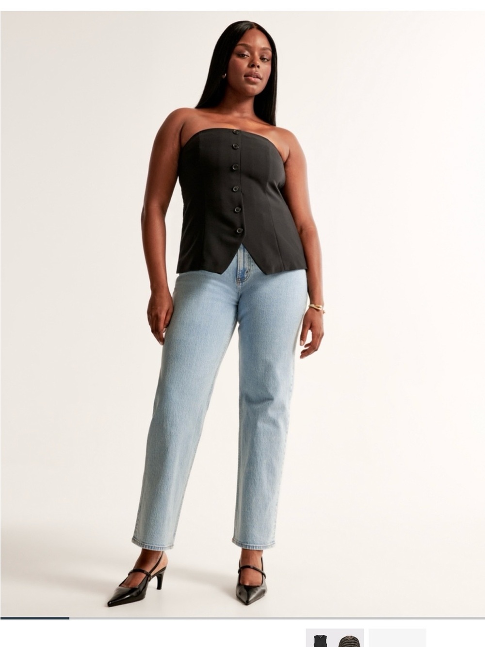 Abercrombie Vintage Straight High Rise